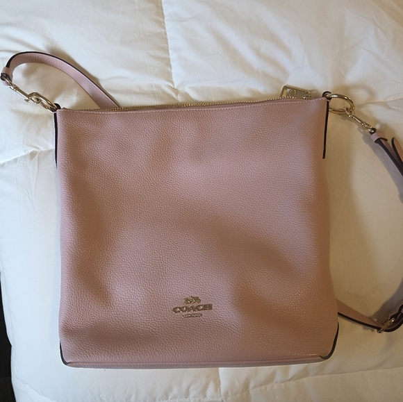 Coach Pink Leather Shoulder Bag - Picture 10 of 10